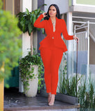 Women Suit Two Piece Set