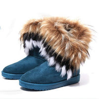 Women Fur Boots Ladies Winter