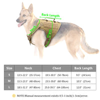 Dog Harness Pet Military Training Dog Vest German Shepherd