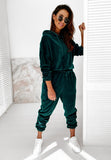 Velour Two Piece Sets Women Tracksuit