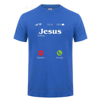 Jesus Is Calling T Shirt Christ Christian Religion Faith Bible