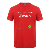 Jesus Is Calling T Shirt Christ Christian Religion Faith Bible