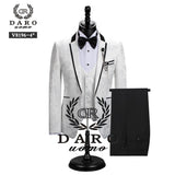 Men Suit Wedding Jacket Vest Pant 3 Piece