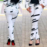 Women clothing fashion Print Black and white classic