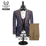 Men Suit Wedding Jacket Vest Pant 3 Piece