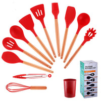 Silicone Cooking Utensils Set  Box Kitchen Accessories