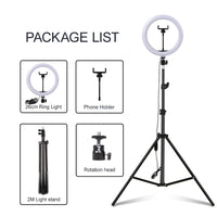 Photo Lights 26cm/10in Circle Ring Light  Stand