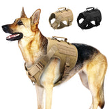 Dog Harness Pet Military Training Dog Vest German Shepherd