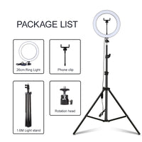 Photo Lights 26cm/10in Circle Ring Light  Stand