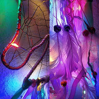 LED lights Unicorn dream catcher props Wall