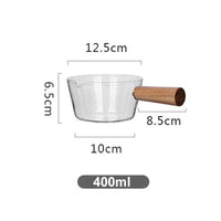 Glass Cooking Pot Milk Instant Noodle Pot Soup Stock