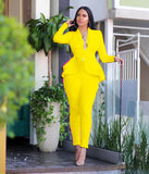 Women Suit Two Piece Set