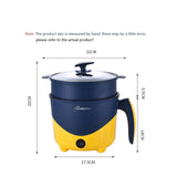 Household Electric Cooking Machine 1-2 People Hot Pot Single/Double Layer Mini