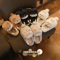 Winter Women's Slippers House Furry Men Home