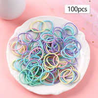 Elastic Hair Bands Set Flower Hair Ring