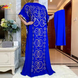 New Abaya African Dubai Turkey Dresse With Scarf High Quality