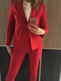 Work Pantsuits OL 2 Piece Set For Women Business Interview