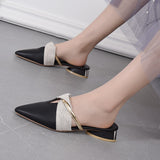 Elegant Low Heel Women Sexy Pointed-Toe Ladies