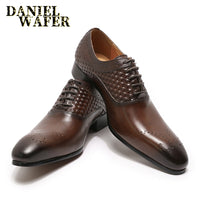 Shoes Mens Fashion Formal Pointed Toe Lace