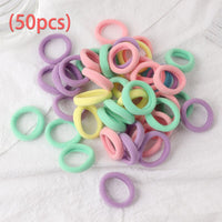 Elastic Hair Bands Set Flower Hair Ring