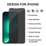 Glass for IPhone 13 12 Pro Max Mini XS MAX 8 7 Plus Full Cover Privacy Screen Protector for IPhone