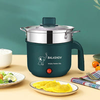 Electric Cooker Pot Mini Non-stick Cooking Machine Single/Double Layer