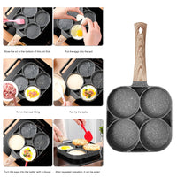 2/4 hole Frying Pot Pan Thickened Omelet Pan