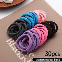 Elastic Hair Bands Set Flower Hair Ring