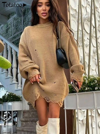 Sweater Winter Dress Women