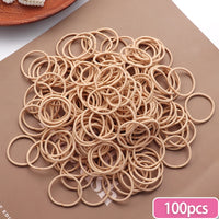 Elastic Hair Bands Set Flower Hair Ring