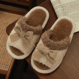 Winter Women's Slippers House Furry Men Home