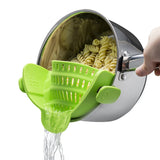 Pan Pot Strainer Anti-spill Pasta Pot Strainer Food Grade Rice Fruit