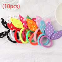 Elastic Hair Bands Set Flower Hair Ring