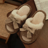 Winter Women's Slippers House Furry Men Home