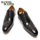 Shoes Mens Fashion Formal Pointed Toe Lace