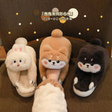 Winter Women's Slippers House Furry Men Home