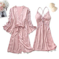 Sexy Wedding Lady Robe Suit