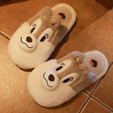 Winter Women's Slippers House Furry Men Home