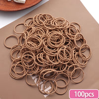 Elastic Hair Bands Set Flower Hair Ring