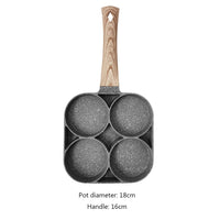 2/4 hole Frying Pot Pan Thickened Omelet Pan