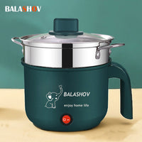 Electric Cooker Pot Mini Non-stick Cooking Machine Single/Double Layer