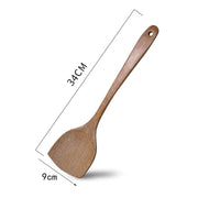 1PC Thailand Teak Natural Wood Tableware Spoon