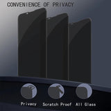 Glass for IPhone 13 12 Pro Max Mini XS MAX 8 7 Plus Full Cover Privacy Screen Protector for IPhone