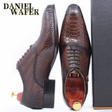 Men Shoes Snake Skin