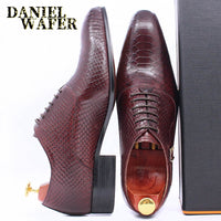 Men Shoes Snake Skin