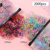 Elastic Hair Bands Set Flower Hair Ring