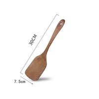 1PC Thailand Teak Natural Wood Tableware Spoon