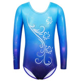 Leotard Long Sleeve Red Color Gymnastics