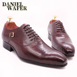 Men Shoes Snake Skin