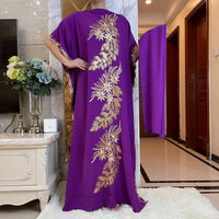 New Abaya African Dubai Turkey Dresse With Scarf High Quality